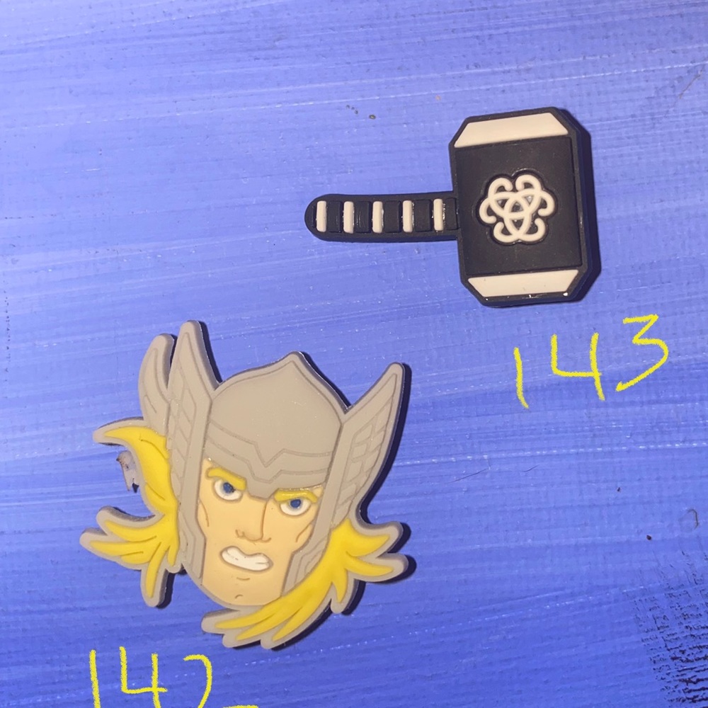 Thor croc charms